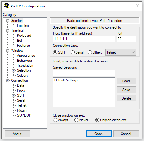 Run a terminal application